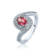 Anello Mirco Visconti Donna in Oro bianco Rubino AB993/R-14 - AB993/R-14